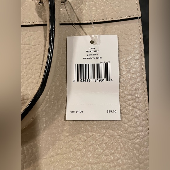 Kate Spade Romy Perri Lane Leather Tote Wkru3192 Cremadevie 288 Vintage - Picture 7 of 7
